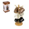 Porcelanske šolje na stalku 230 ml, set 6 komada
